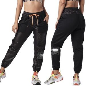 Zumba shimmer jogger pants medium EUC